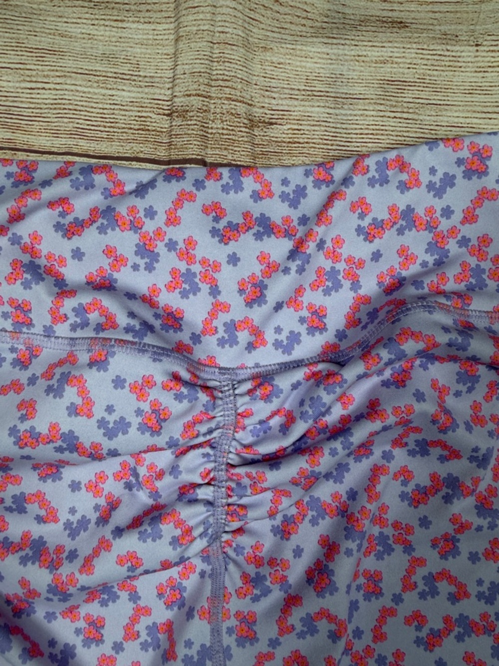 Floral Lavender High-Waist Leggings for Women - Picture 9 of 9